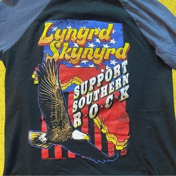 Lynyrd Skynyrd baseball 3/4 sleeve Southern Rock band shirt men’s L - Picture 3 of 5